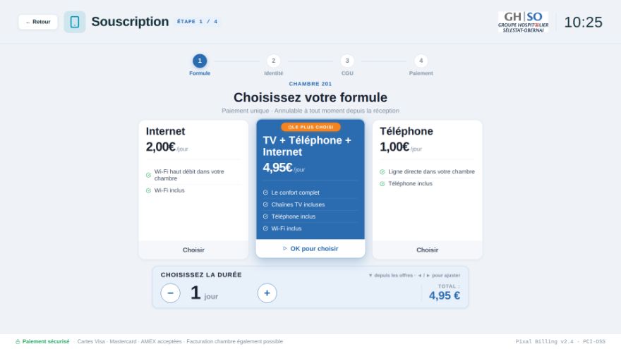 Choix de la formule